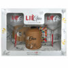 COFFRET LIEGIN MILLESIME + 2 VERRES POIRE-CHOCO