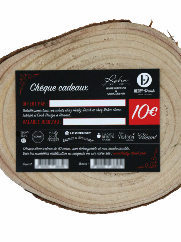 CHEQUE CADEAU 10€