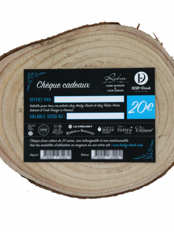 CHEQUE CADEAU 20€