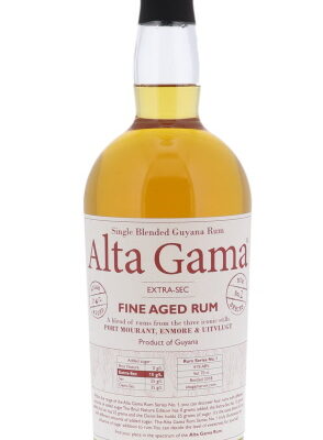 Alta Gama Extra-Sec Single blended Guyana fine aged Rum
