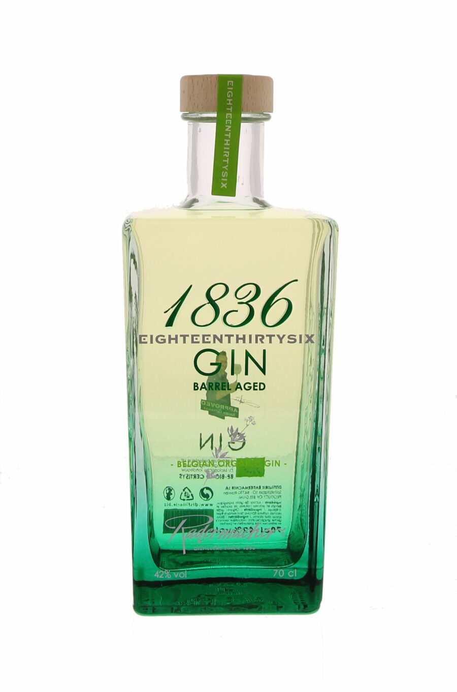 1836 Belgian Organic Barrel Aged Gin