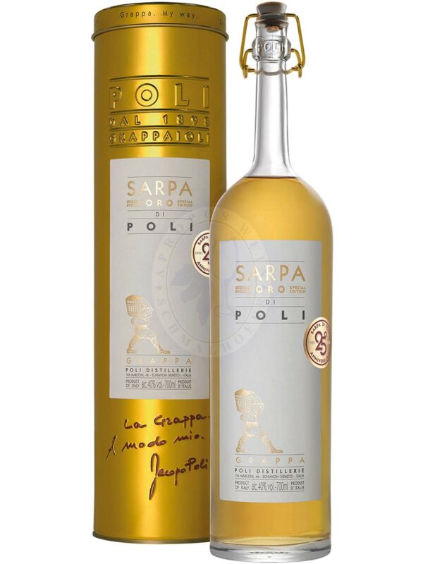 GRAPPA SARPA ORO POLI 40% 70CL