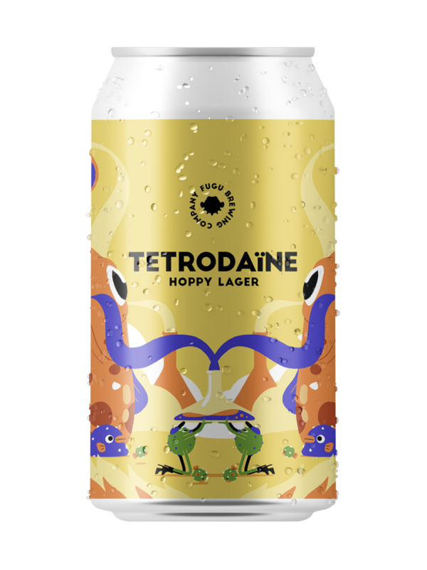 TETRODAINE 33CL CANS HOPPY LAGER