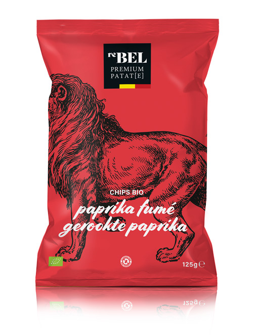 CHIPS REBEL PAPRIKA FUME  125GR