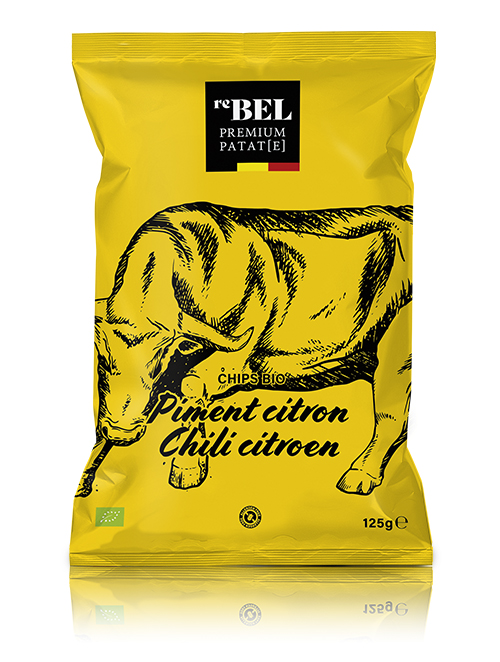 CHIPS REBEL PIMENT/CITRON125GR