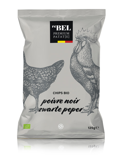 CHIPS REBEL POIVRE NOIR  125GR