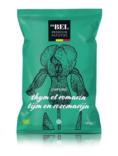 CHIPS REBEL THYM/ROMARIN  125GR