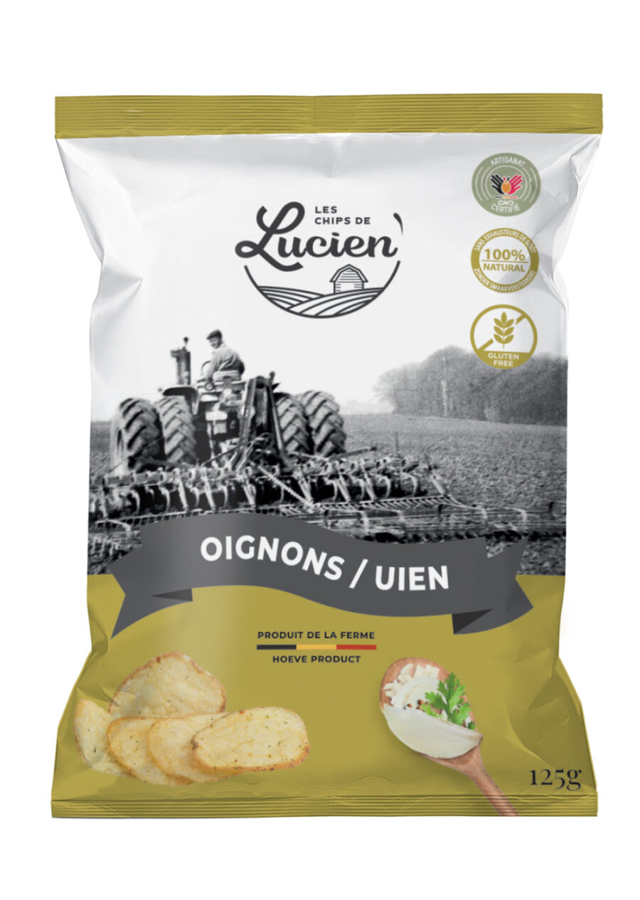 CHIPS DE LUCIEN OIGNON  125GR