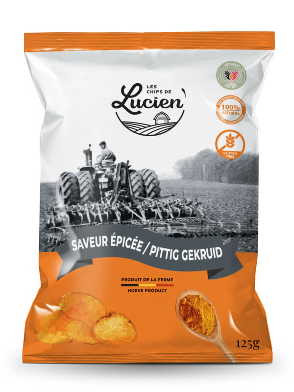 CHIPS DE LUCIEN EPICEE   125GR