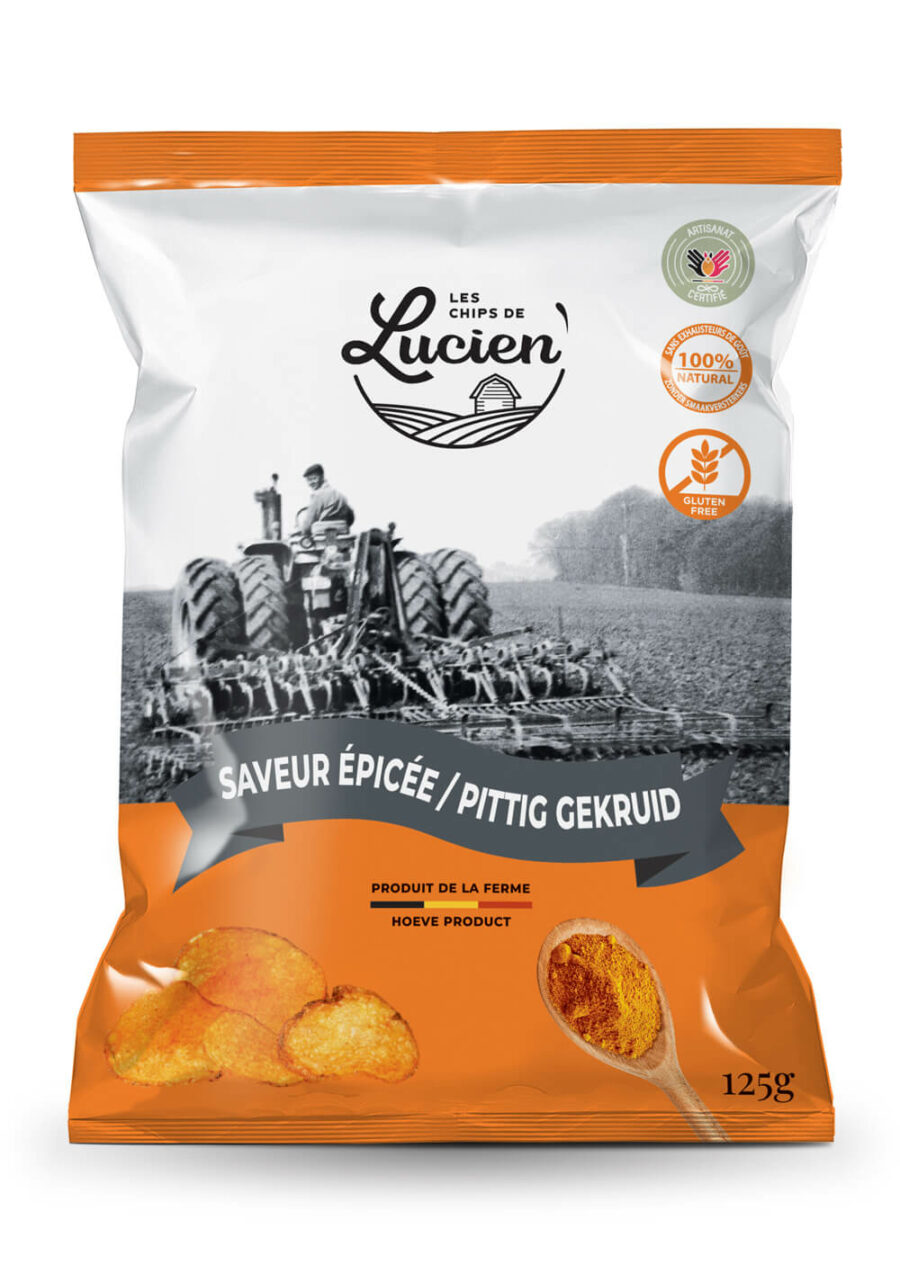 CHIPS DE LUCIEN EPICEE   125GR
