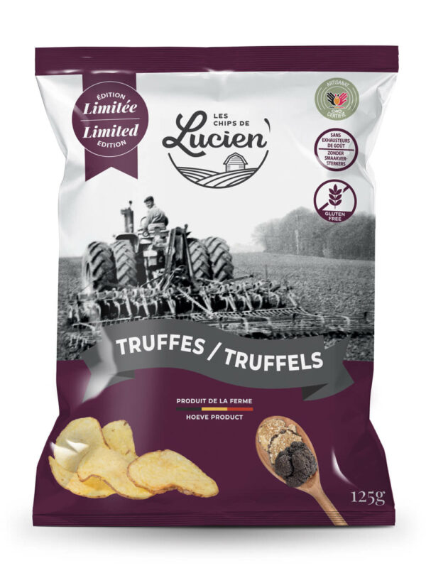 CHIPS DE LUCIEN TRUFFES  125GR EDI LIMITEE