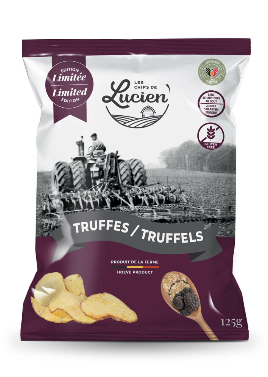 CHIPS DE LUCIEN TRUFFES  125GR EDI LIMITEE