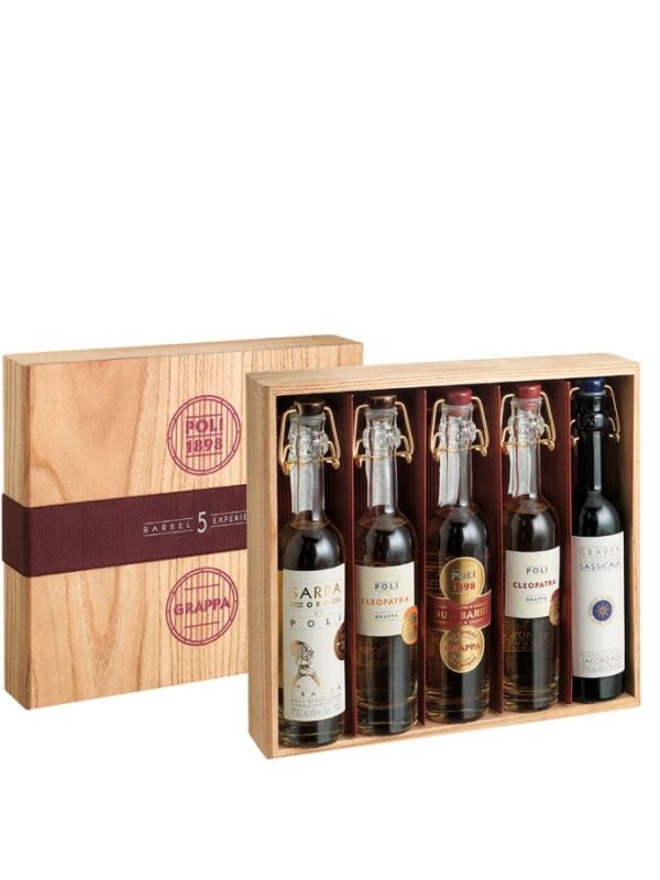 BABY BAREL 40% 5X10CL    GRAPPA POLI