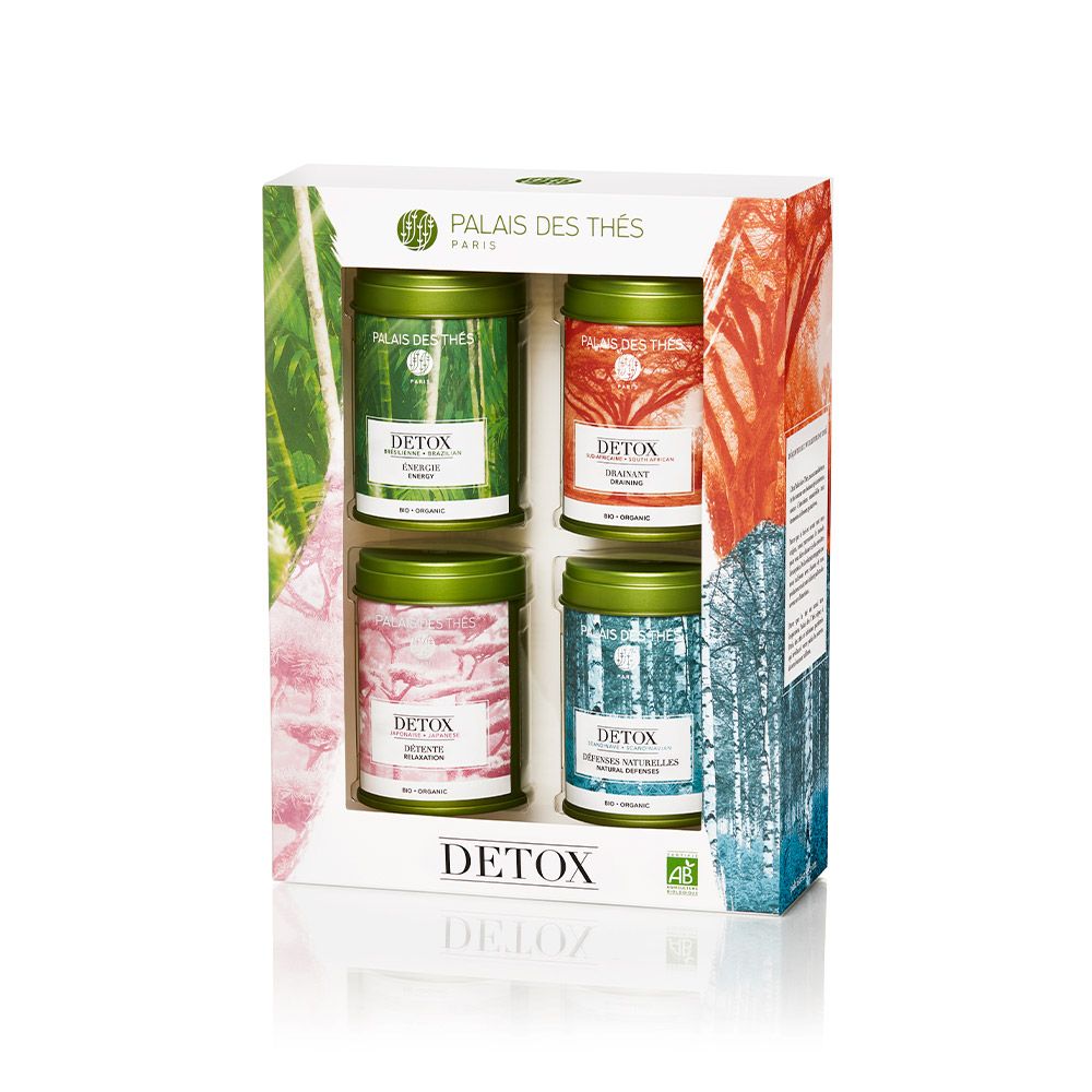 Coffret cadeau thé bio - Coffret Energie