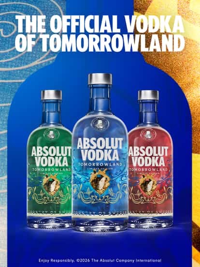 Absolut Tomorrowland Limited Edition 2026 40° 0.7L