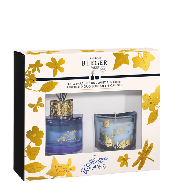 Duo mini Bouquet & Bougie Lolita Lempicka Parme