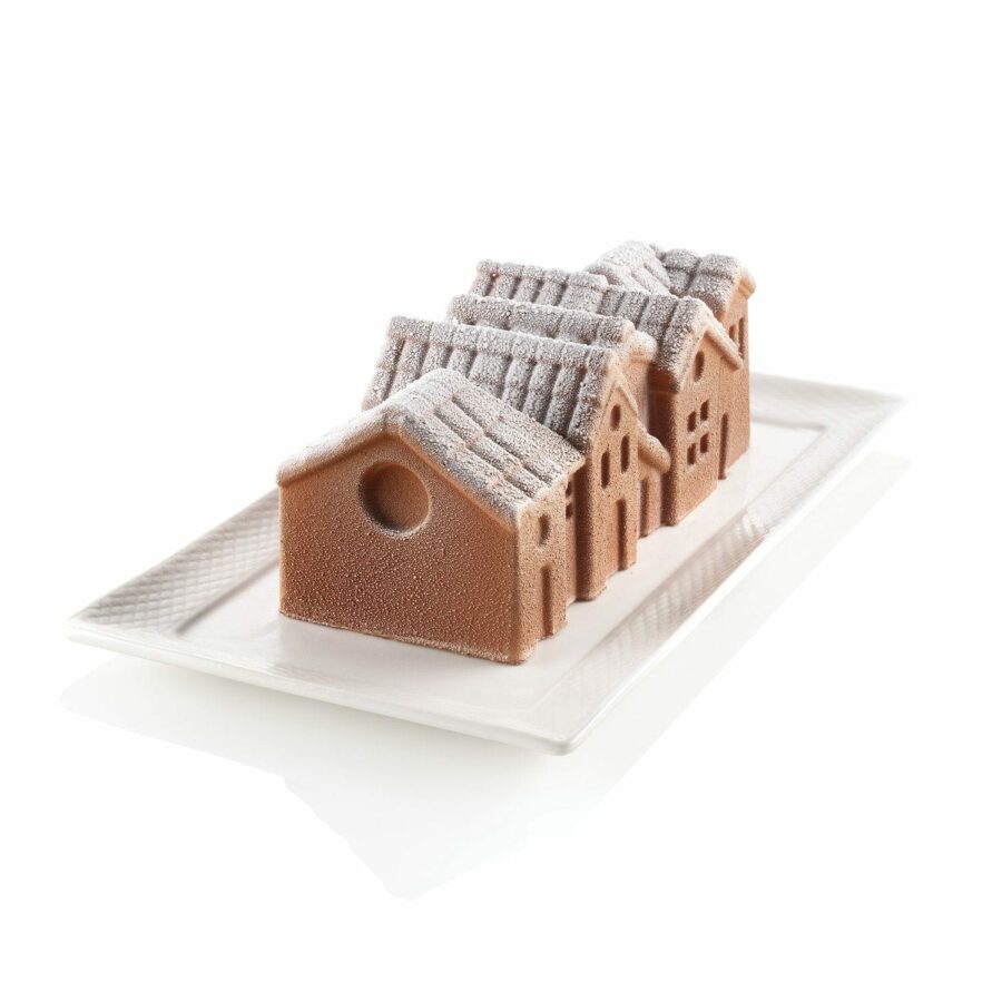 MOULE 3D BÛCHE WINTER VILLAGE – Image 3