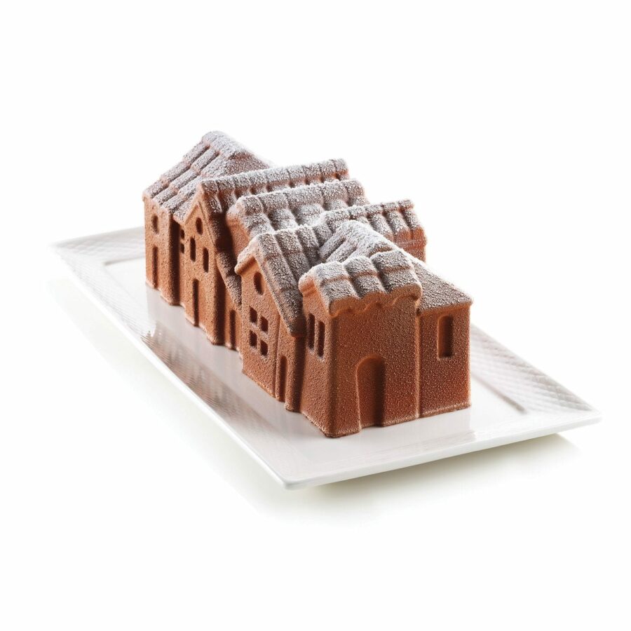 MOULE 3D BÛCHE WINTER VILLAGE – Image 4