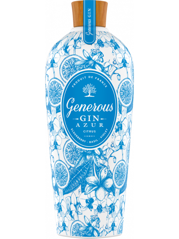 GIN GENEROUS AZUR 70CL