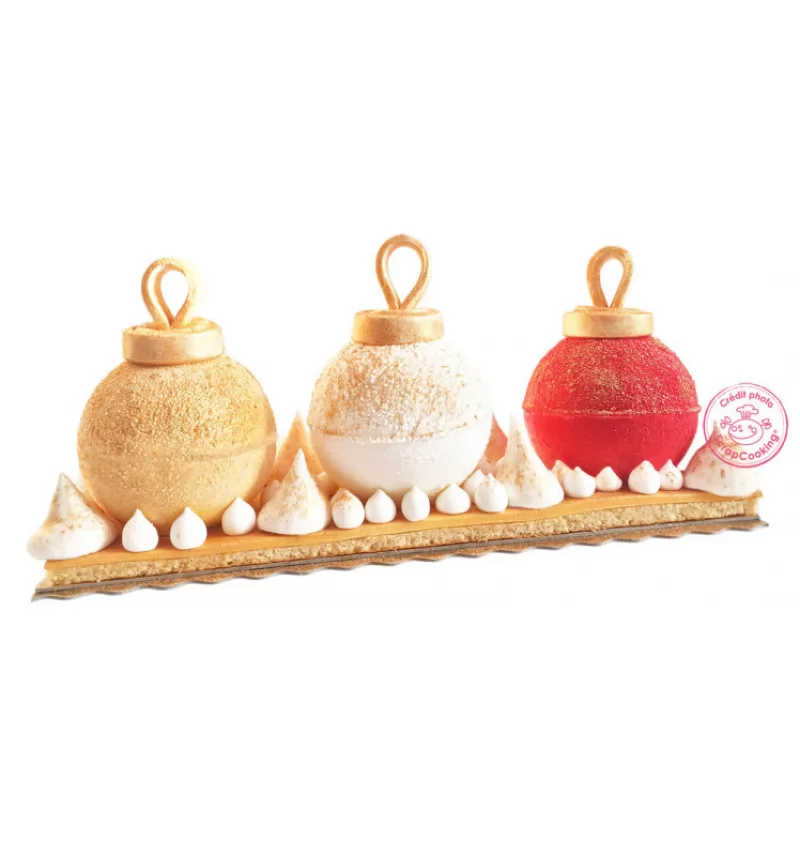 Kit moule bûche boules de Noël – Image 2