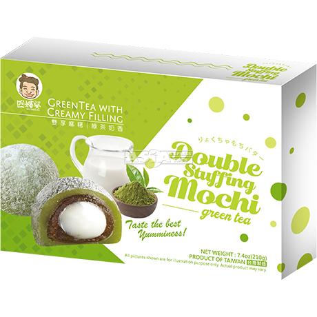 Mochi Japanese Double Stuffing Green Tea