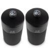 Peugeot - Duo de moulins à poivre et à sel manuels Line noir mat 12 cm et son entonnoir en inox – Image 2
