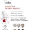 Peugeot - Duo de moulins à poivre et à sel électriques Line noir mat 15 cm – Image 4