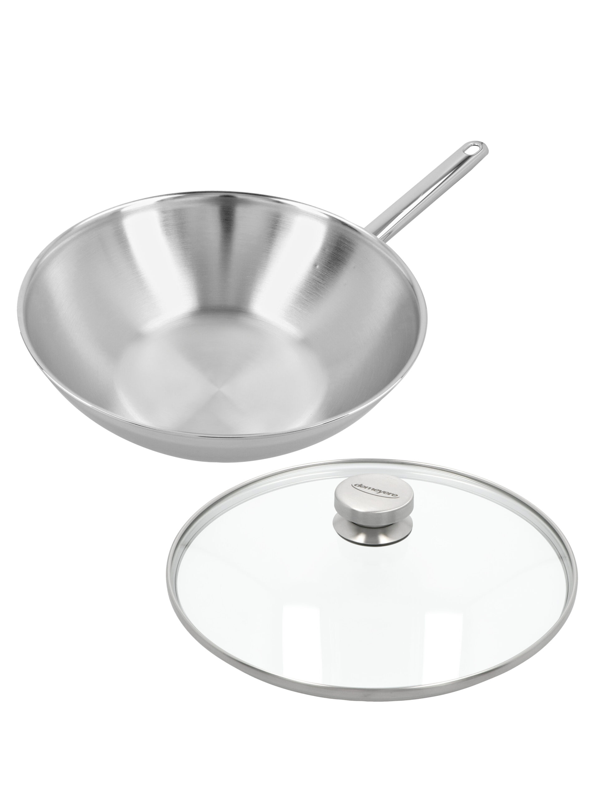 Apollo Wok Inox 32 cm + Spatule pour Wok