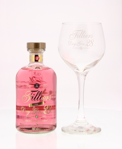 Promo Gin Filliers Pink 50cl+1 verre