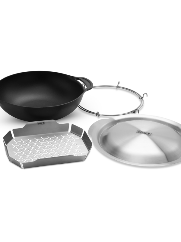 WOK ET PANIER VAPEUR WEBER