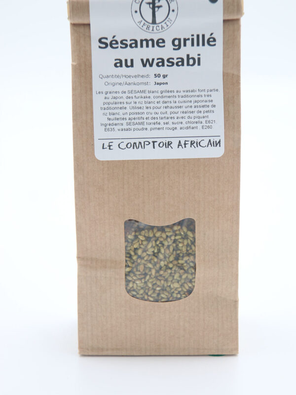 Sésame grillé au wasabi