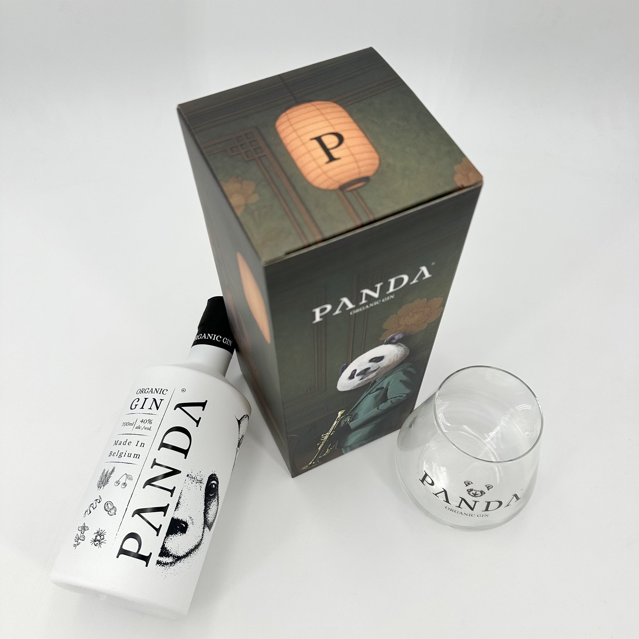 PANDA 70 cl BOX GIN + 1 verre – Image 3