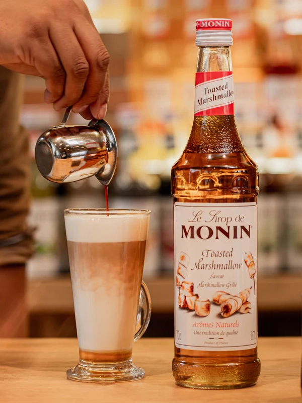 SIROP MONIN Saveur Marshmallow Grillé 70 Cl