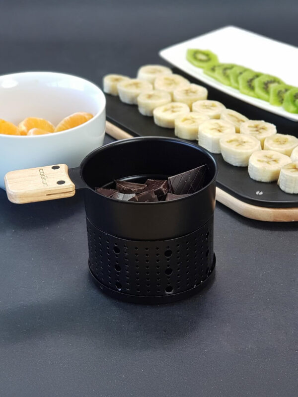 FONDUE AU CHOCOLAT A LA BOUGIE 2PERS.