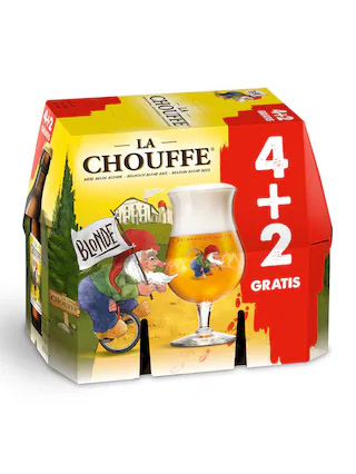 Chouffe blonde (4+2 gratuites)