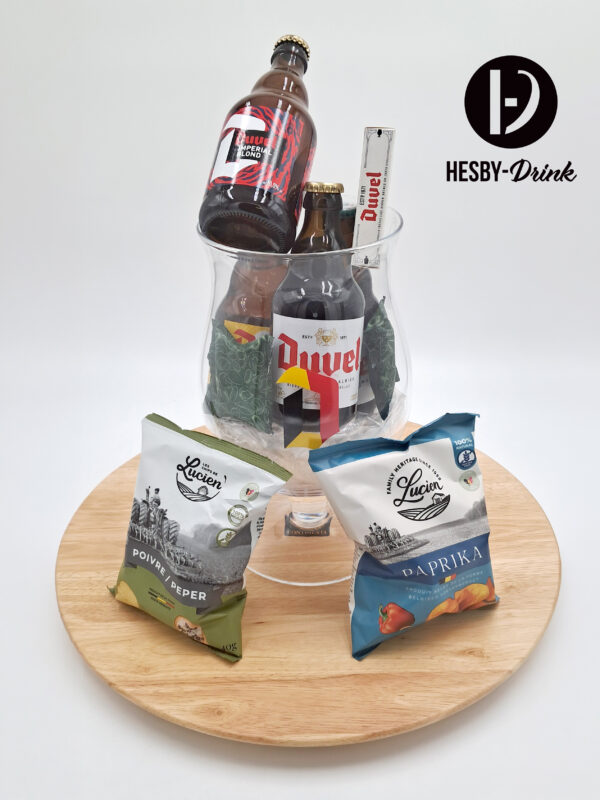 COLIS DUVEL VERRE GEANT + 4BT