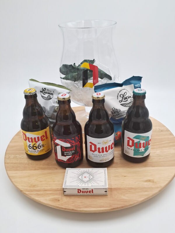 COLIS DUVEL VERRE GEANT + 4BT
