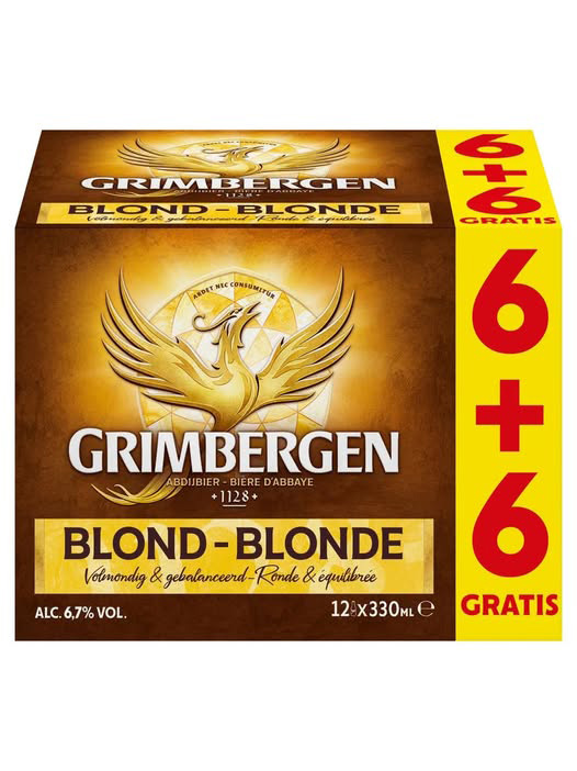 Grimbergen Blonde (6+6 gratuites)