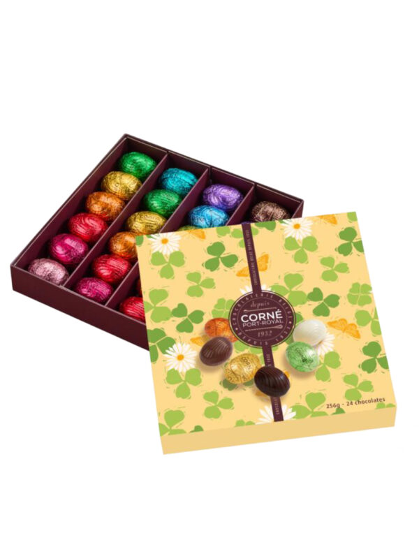 BOÎTE CARRÉE PETITS OEUFS 256gr