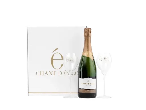 COFFRET CHANT D’EOLE 75 CL + 2 FLUTES